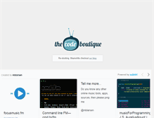 Tablet Screenshot of codeboutique.com